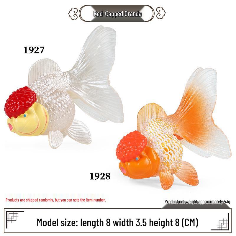Cognitive Peach Fish Marine Toy Model for Children s Science Education