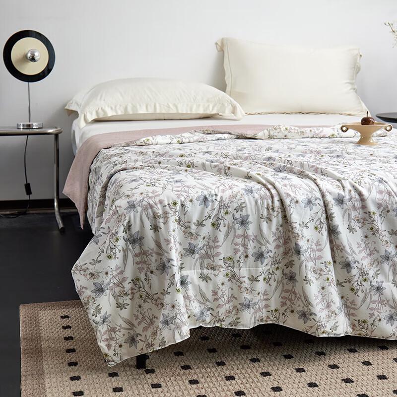 

Taihu Snow Silk Summer Quilt - Secret Garden Pink