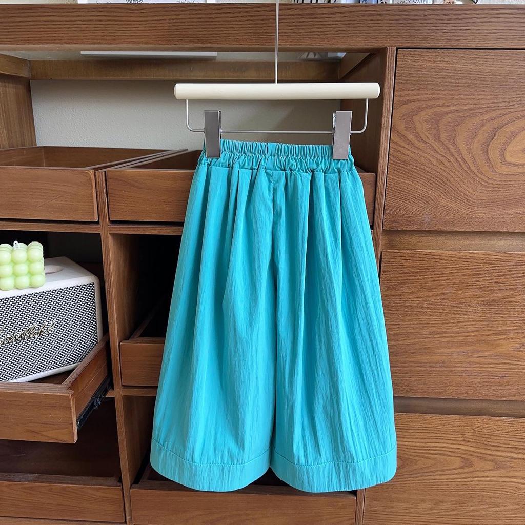 Girls' Sleeveless Korean-Style Vest & Long Pants Set