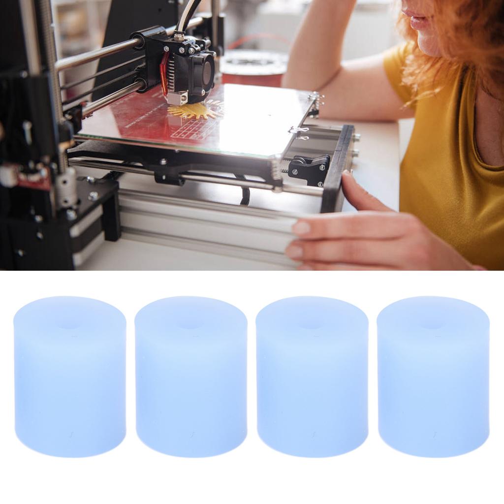 4pcs Heat Bed Mounts Column 16mmCelsius0.6in Reducing Vibration Practical Printer Accessories for Ender 5 Plus