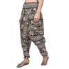 Women's Cotton Harem Pants Indian Elastic Waistband Loose Yoga Pants Dress