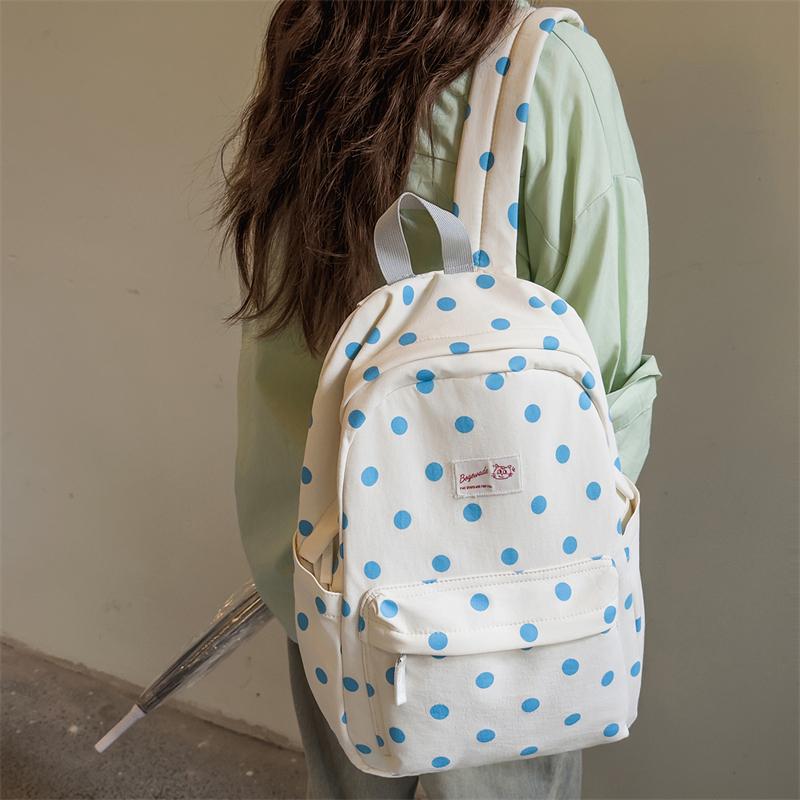 Pendler Rucksack Damen Punkt Rucksack Schüler Schultasche