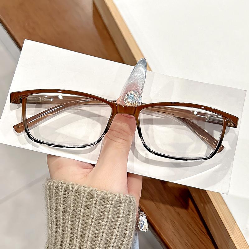 

Ретро классические высококачественные очки для чтения с маленькой квадратной оправой, ультралегкие и удобные очки для чтения высокой четкости 150 коричневый