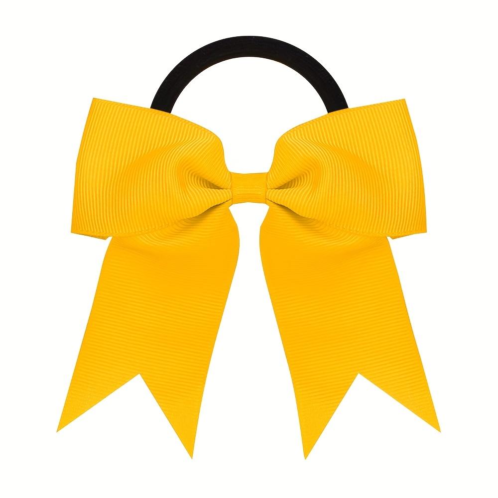 Vibrant Solid Color Hair Bows - Elastic Hair Ties for Women - Hair Accessories with Rope Design, Easy to Use, and Comfortable Wear