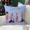 Yoga Pillow Case Plush Fabric Soft Double Sided Print Sofa Cushion Cover Throw Pillow Covers