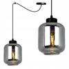 LUMINÁRIA PENDENTE MODERNA ELEGANTE COM CÚPULA DE VIDRO