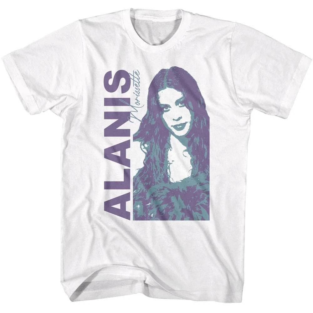 

Alanis Morissette Portrait Duotone Art Men s T Shirt S