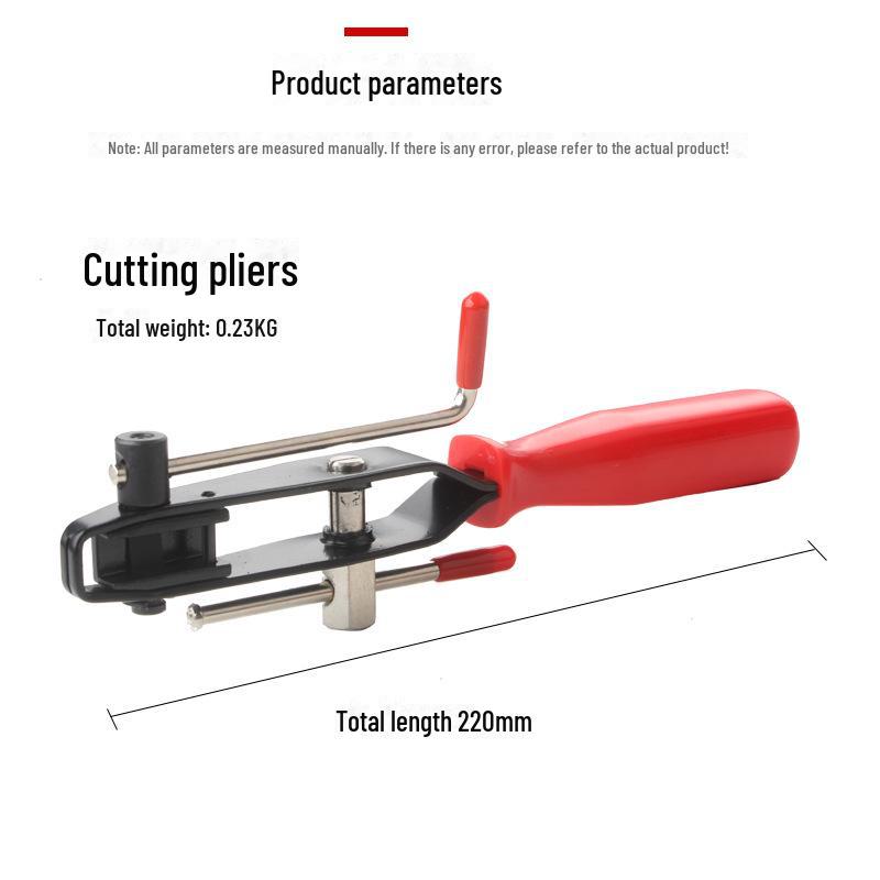 Sada svěrek a nástrojů: Protiprachový kryt, svazek, svorky na kulové kladky, svorky, kleště na demontáž uší výfukového potrubí