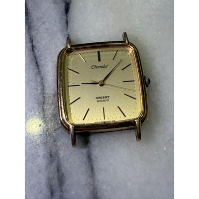 Used Orient Chandor Quartz Watch Gold No Battery