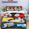 3pcs Mickey, Donald Duck Printed Bedding Set, Breathable And Soft, Machine Washable, Christmas Gift, Suitable for Bedroom Decoration, 085