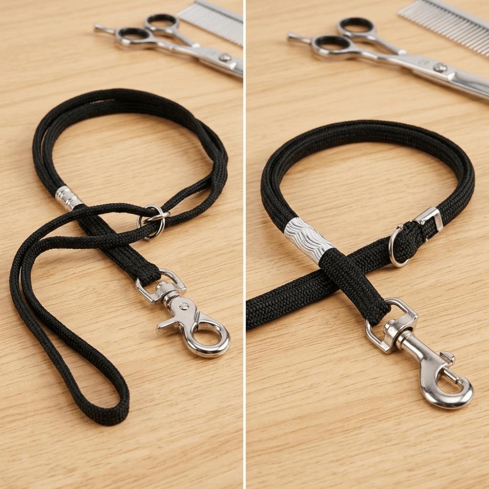Adjustable Length Pet Grooming Loop Solid Shades Grooming Support Cord  All Size Dogs