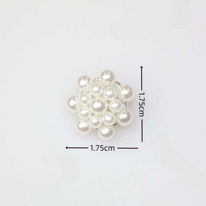 Non-slip Button Underbutton Removable Adjustable No-stitch Button No-stitch Pearl Button Shirt Decorative Brooch Button