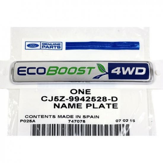 OEM 2013-18 Explorer Escape EcoBoost 4WD Rear Trunk Liftgate Emblem CJ5Z9942528D