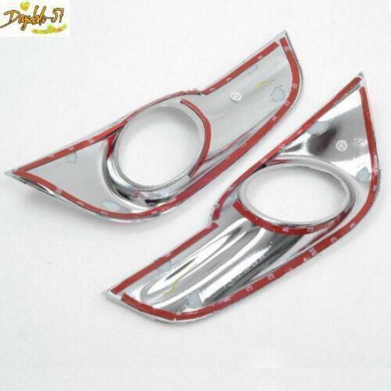 Chrome Front Fog Light Lamp Cover Trim Decor For Nissan Teana Altima 2013-15 2X