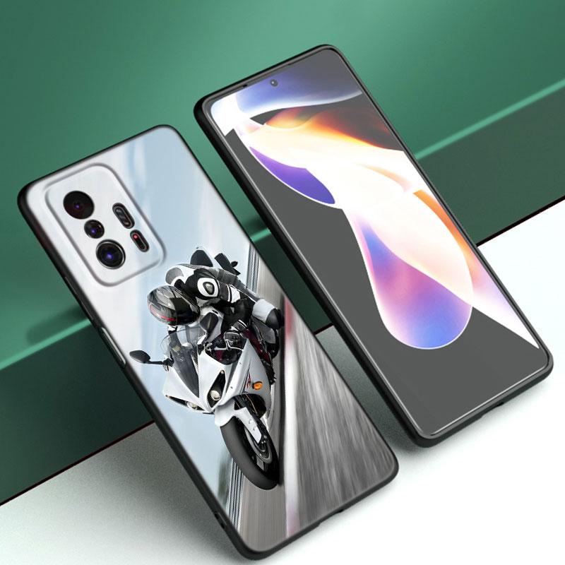 

Мотоциклетный спортивный чехол для телефона Moto Cross для Xiaomi Mi A2 8 9 SE Note 10 10T 11 12 Lite 9T 11T 12S 12T Pro A3 6X 12X, черный чехол Xiaomi Mi A2(6X)
