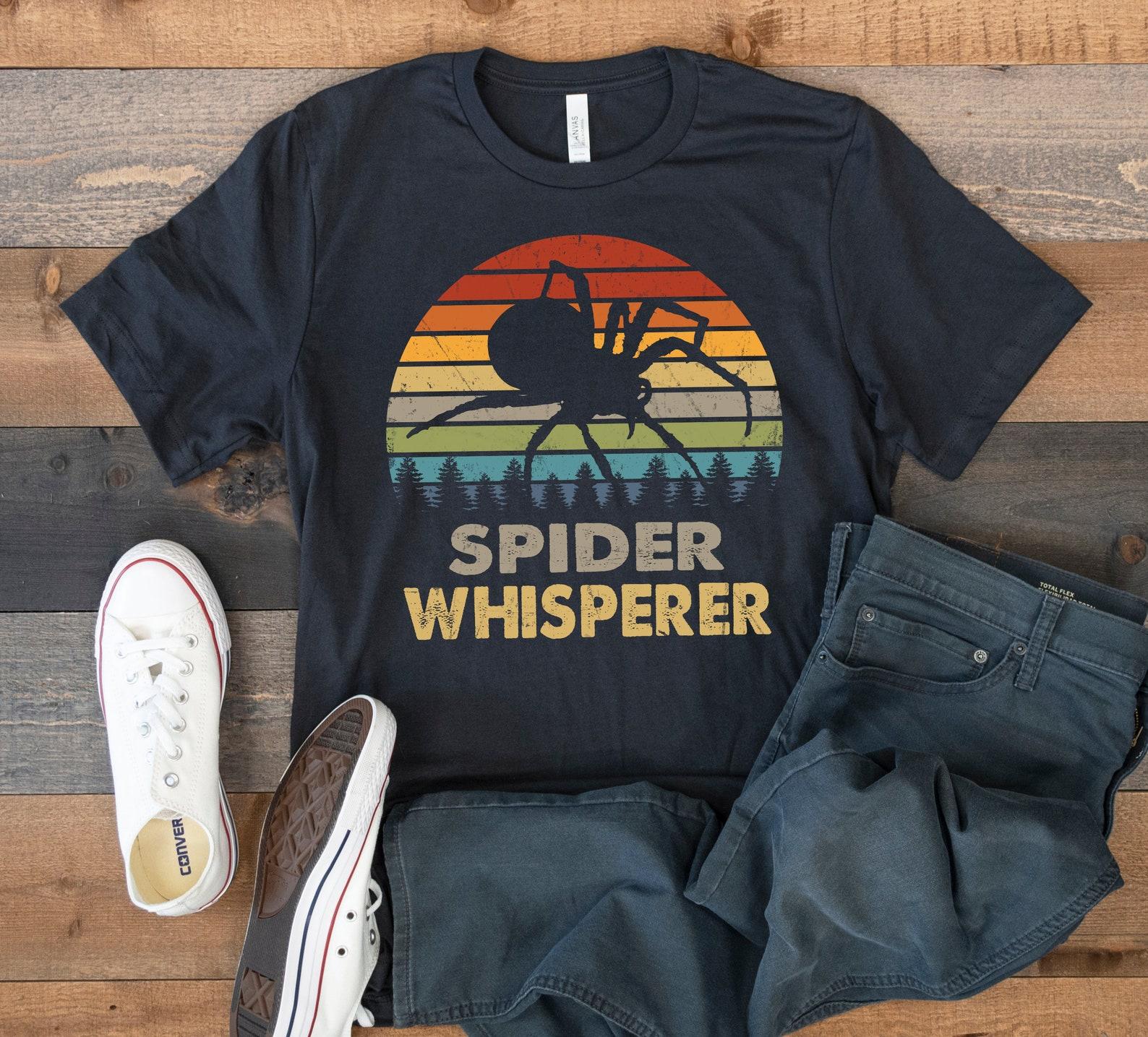 Spider Whisperer T-Shirt, Funny Spider, Spider Lover, Spiders Kids T-shirt, Tank Top, T-shirt, T-shirt,T-shirt, Kids Tee Apparel Gift M