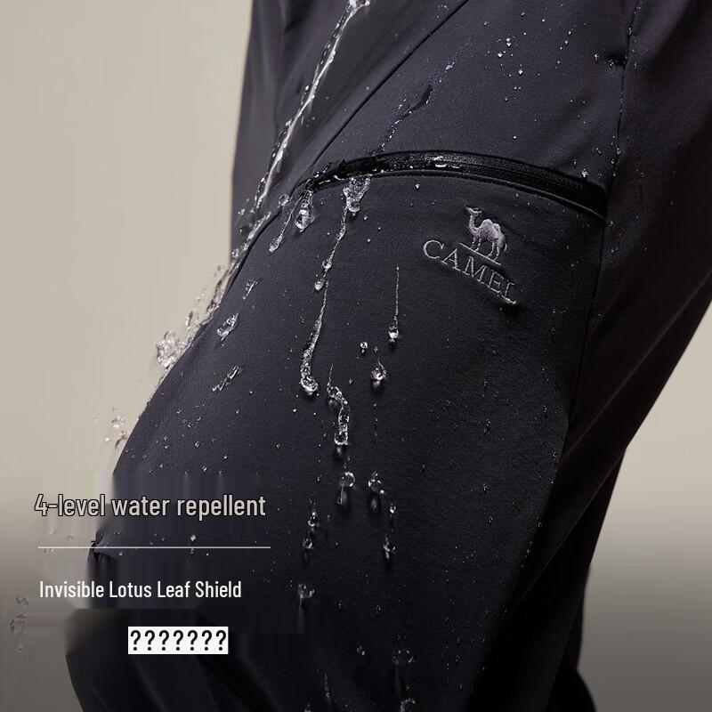 

CAMEL Men s 2025 Autumn Outdoor Water-Repellent Cordura Hiking Softshell Pants L