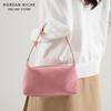 Underarm Bag for Women, Korean Version Suede Patchwork Design, High-end, Fashionable, Versatile, Hand-held Shoulder Bag for Women