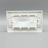 Dust Resistant Black Brush Wall Plate Cable Wall Plate For Wire in Wall Hider Cable Access , Wall Socket