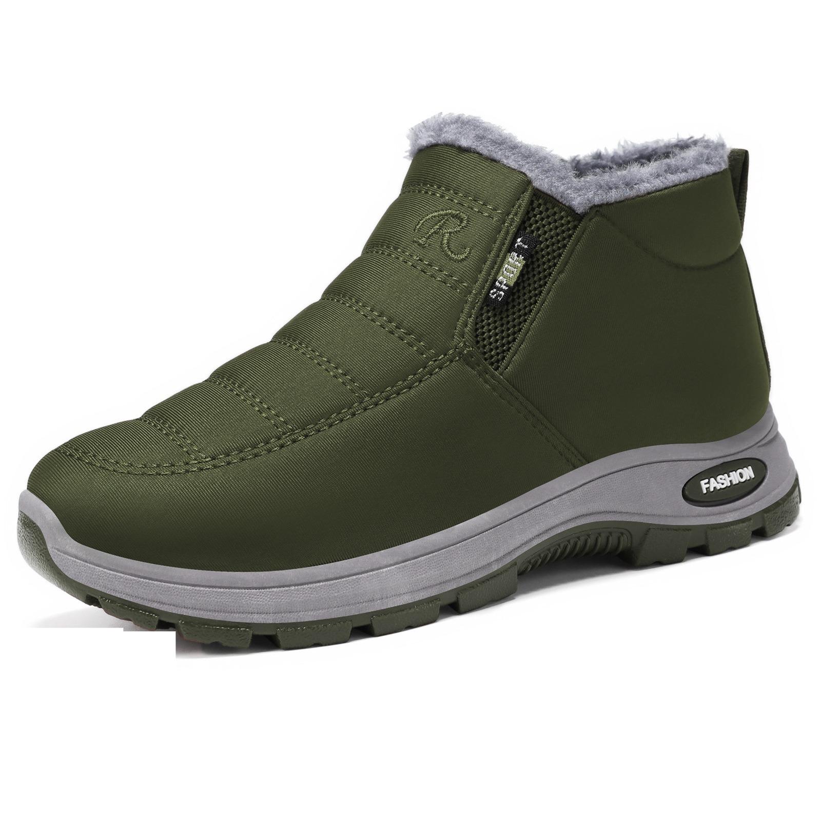 

Женские хлопковые ботинки большого размера, холодостойкие и теплые хлопковые ботинки, высокие зимние ботинки с утолщенным флисом 47