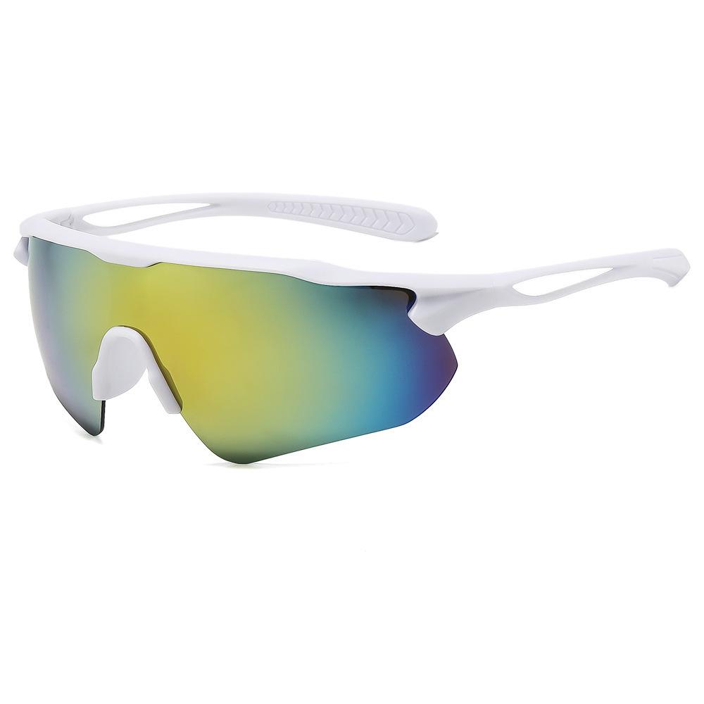 New European and American fashion outdoor sports sunglasses ins personalized colorful versatile cycling windproof eye protection sunglasses