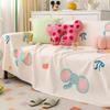 Summer Ice Silk Sofa Cover Cloth Light Luxury High-Grade Cream Style Cute Cartoon Ins Cool Feeling Cover Towel