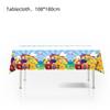 51pcs Teletubbies Cartoon Tableware Includes Plates Napkins Cups Tablecloth