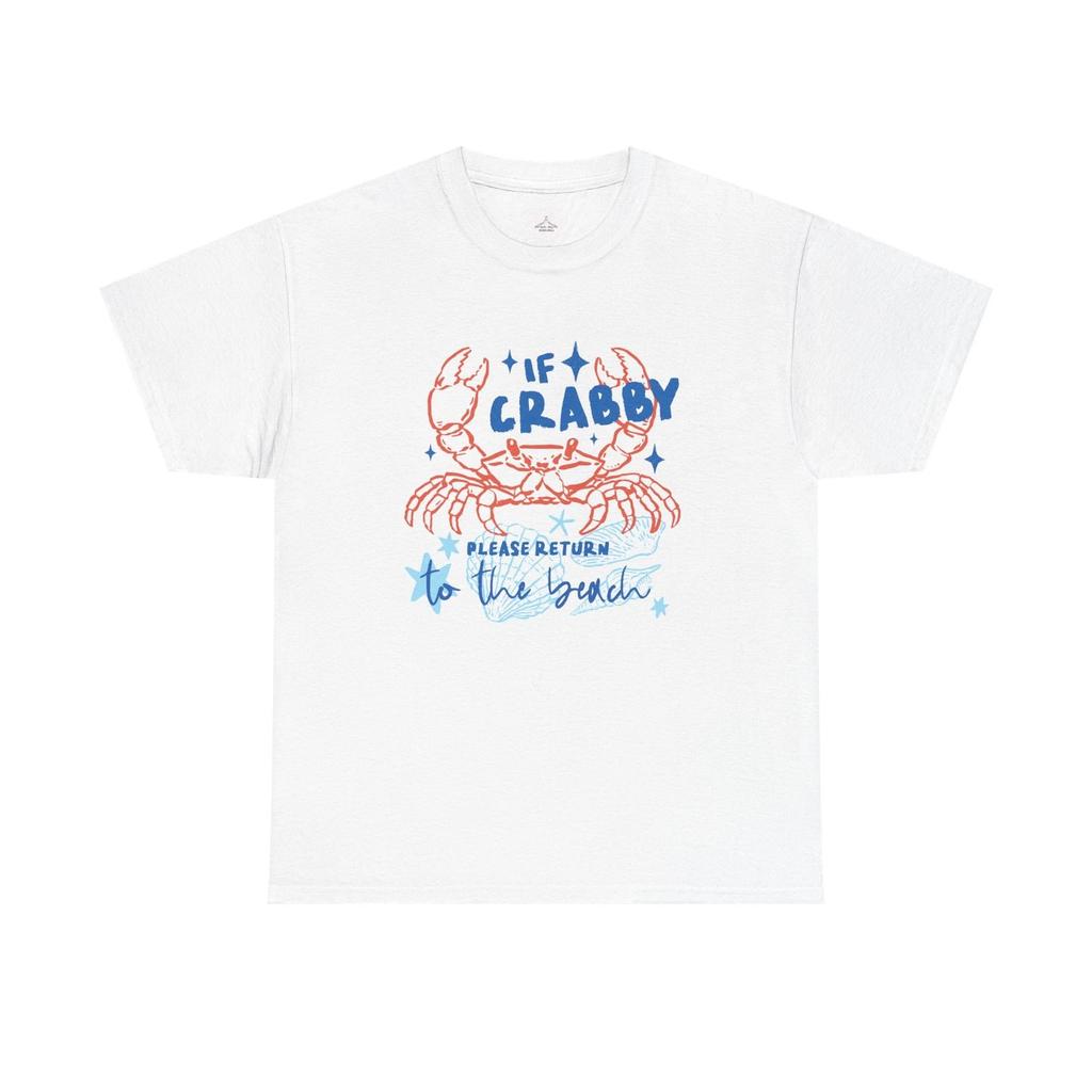 Wenn mürrisch, bitte zurück zum Strand T-Shirt | Krabbe Strand T-Shirt