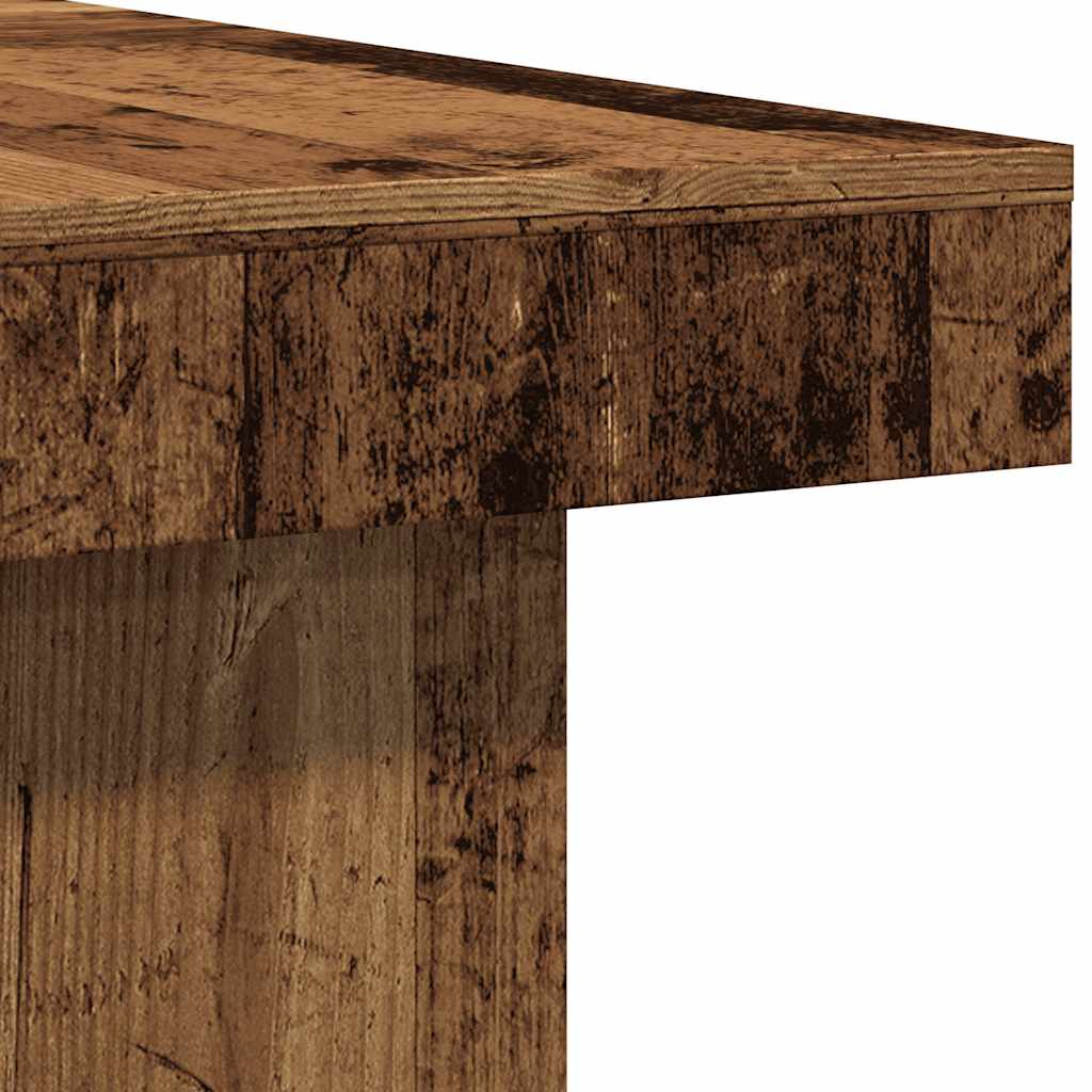  Coffee Table, Old Wood, 90x90x28 Cm, Chipboard