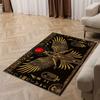 Egyptian Isis Winged Goddess Hieroglyph Print Carpet Plush Flannel Living Room Bedroom Home Decor Area Rug Non-Slip Floor Mat