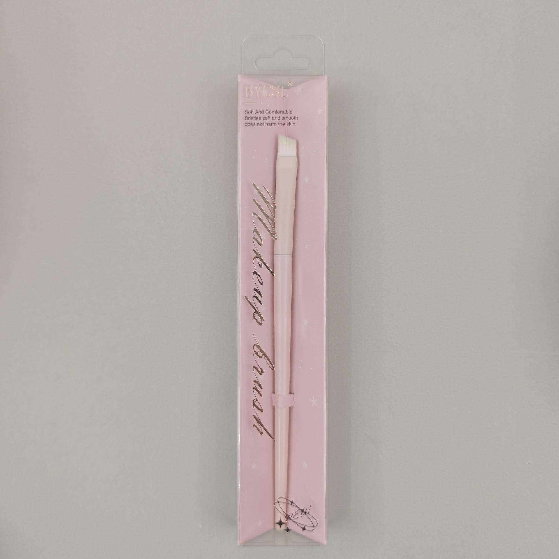 

Набор кистей для макияжа из 11 предметов цвета «Сакура Пинк»: Деревянные ручки для пудры, тональной основы, теней для век, консилера, растушевки