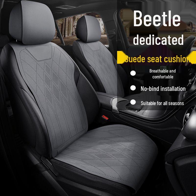 Volkswagen Käfer Vier Jahreszeiten Wildleder Sitzkissen: Atmungsaktive, Belüftete, Dünne Sattelunterlage.