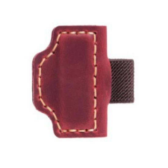 Magnetic PU Leather Bookmark Pen Clip красный