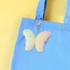 Yousheng Plush Mini Charm Keychain Pendant Rainbow Color Butterfly Star Heart Cat Shape Keyring Bag Car