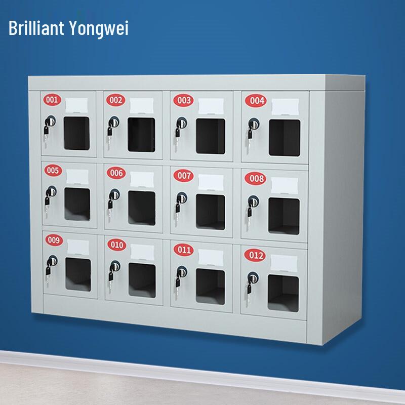 Steel 12-Door Mobile Phone Storage Locker