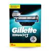 Set of Razor Cassettes with 3 Blades (16 Pcs), Mach3 Shaving 3-Bladed Cartridges Set of 16, Gillette
