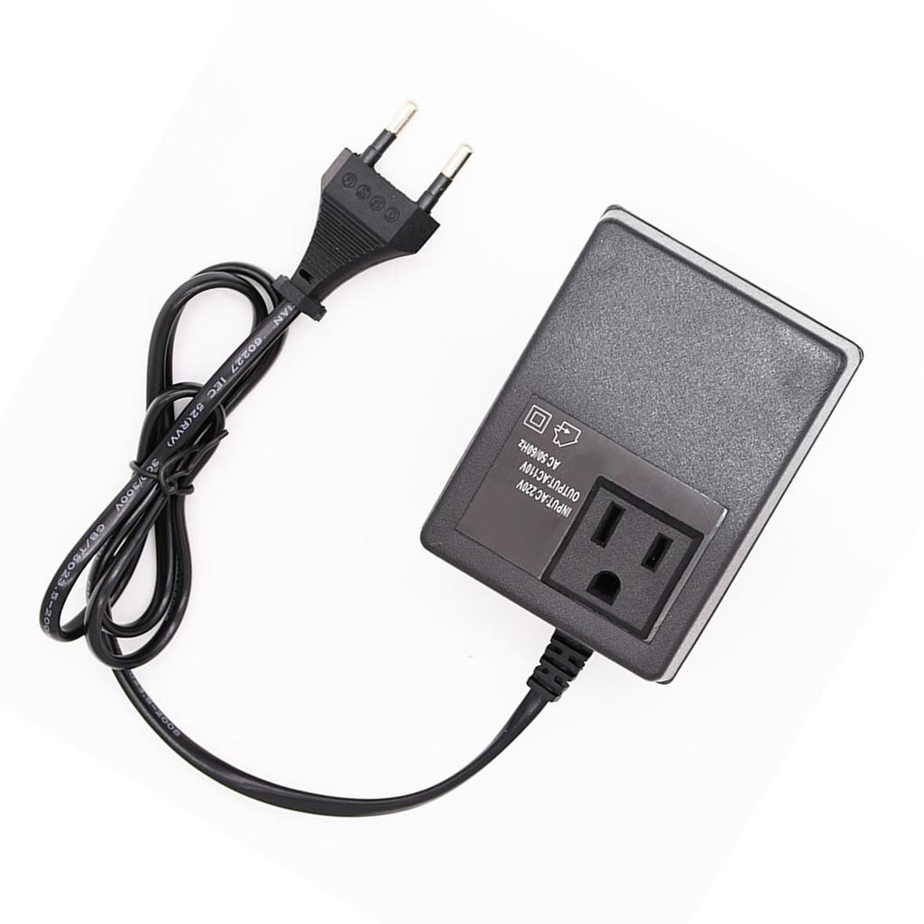 Leistungswandler-Adapter 200W 2 Rundstiftstecker Internationaler Reiseadapter Spannungswandler