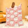 M Merry Christmas Santa Claus Blanket For Soft Throw Blanket for Picnic Bed Sofa Home Bedroom Cozy Warm Comfortable