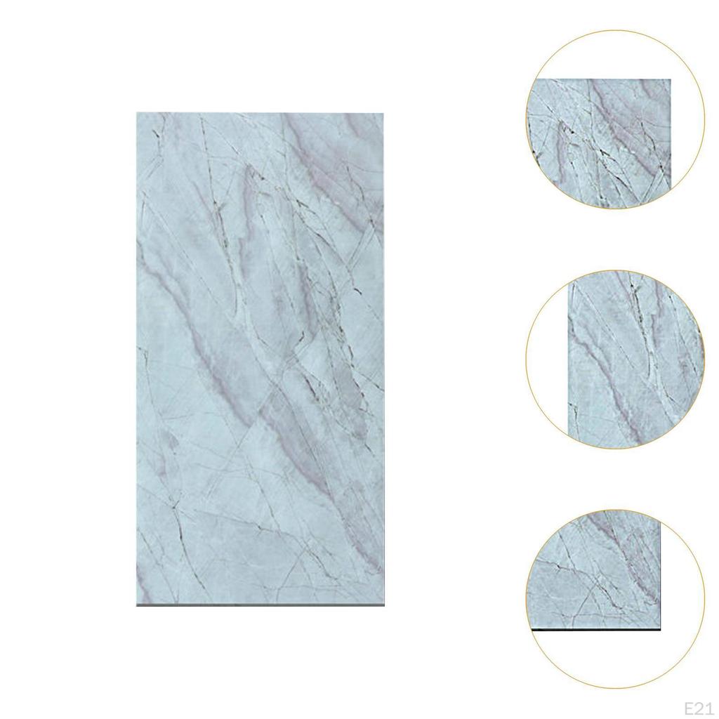 Elegant Marble Effect Tile Sticker for Kitchen And Bathroom Decor