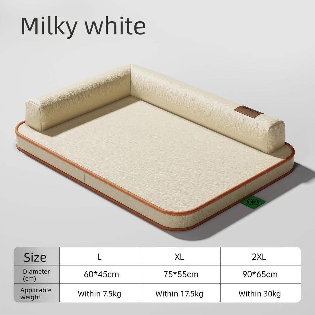 Dog Mat Suitable for All Seasons, Medium-sized and Large Waterproof and Tear Resistant Dog Bed, Summer Removable and Washable Do