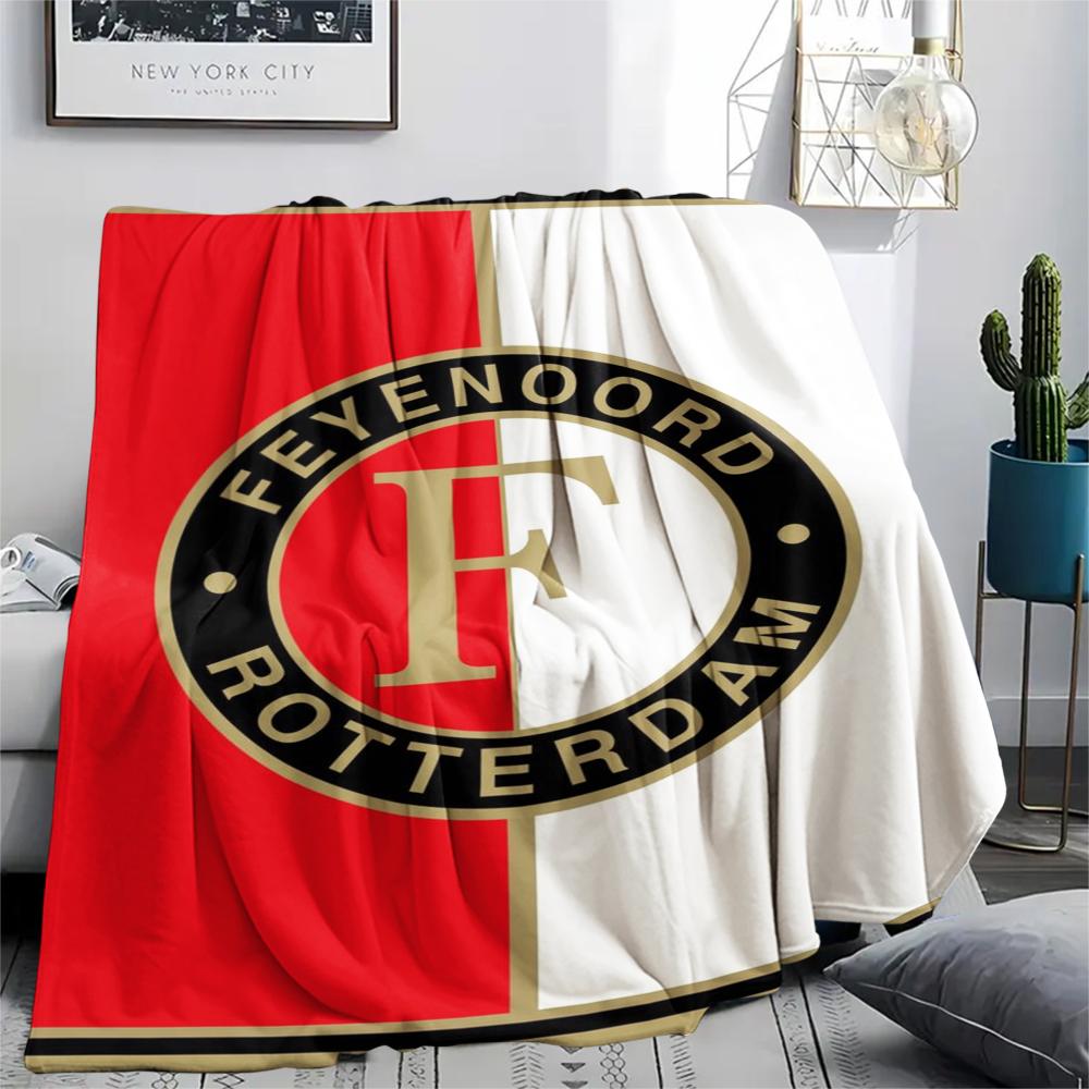 1pc Feyenoord Print Flannel Blanket, High Quality Comfortable for All Seasons, Home Decor, Warmth and Comfort, Perfect for Christmas Gifts53