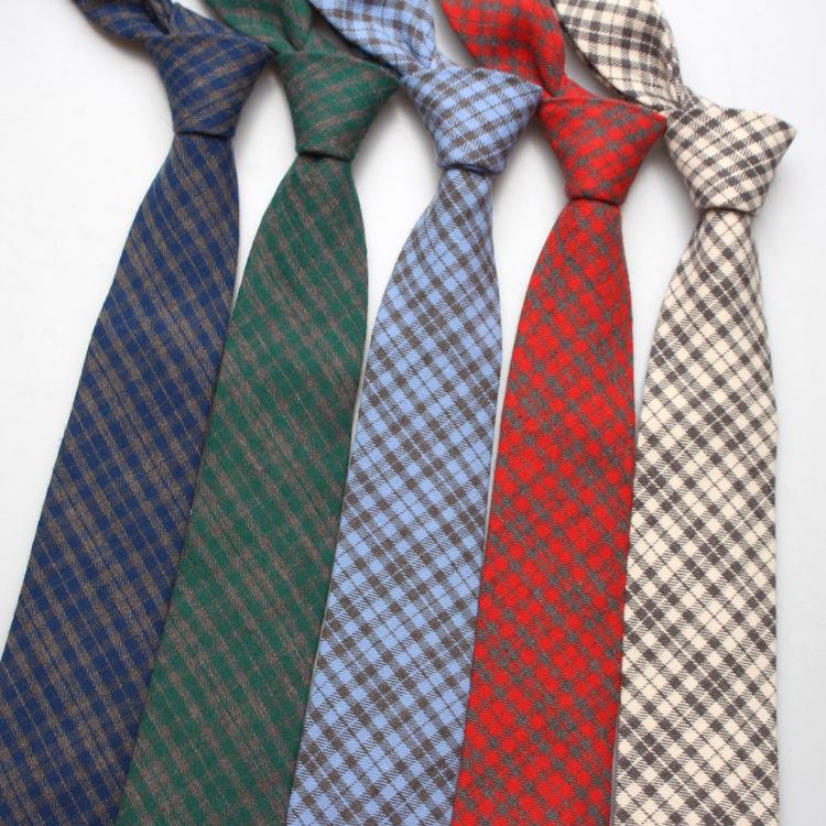 Men'S Narrow Tie, Special Cotton Casual Dress British Business Tie