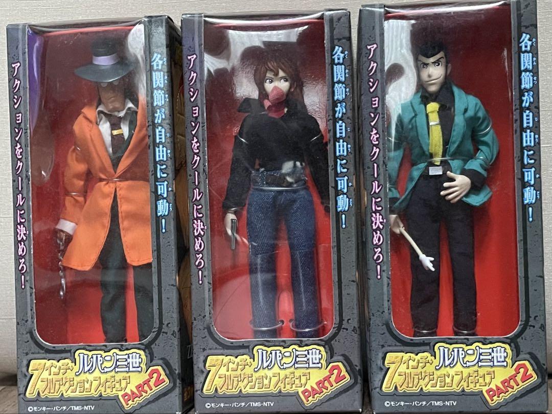 

[Б/У] Люпен III 7-дюймовая полностью подвижная фигурка часть 2, все 3 типа