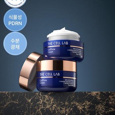 THE CELL LAB Endast för dermatologi [Regenerering/Elasticitet] Celltone PDRN Tall Cica Fuktgivande Lugnande Kräm 50ml