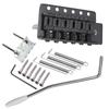 6 String Guitar Bridge with whammy Bar for 6 String Guitar Tailpiece Replacement Electric Guitar Tremolo Bridge System