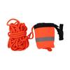Throw Rope Bag Life Saving Reflective Rope Water Floating Bag Saving Equipment for Water Sports Rescuing