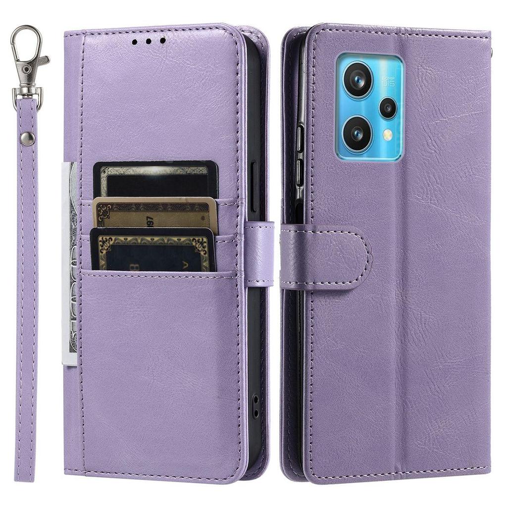 Cover for Realme 9 4G,9 Pro+,Narzo 50 Pro 5G Retro PU Leather Flip Wallet Phone Case Multi Card Slots