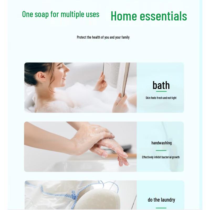 Dettol Antiseptic Soap Bars, Mint Scent