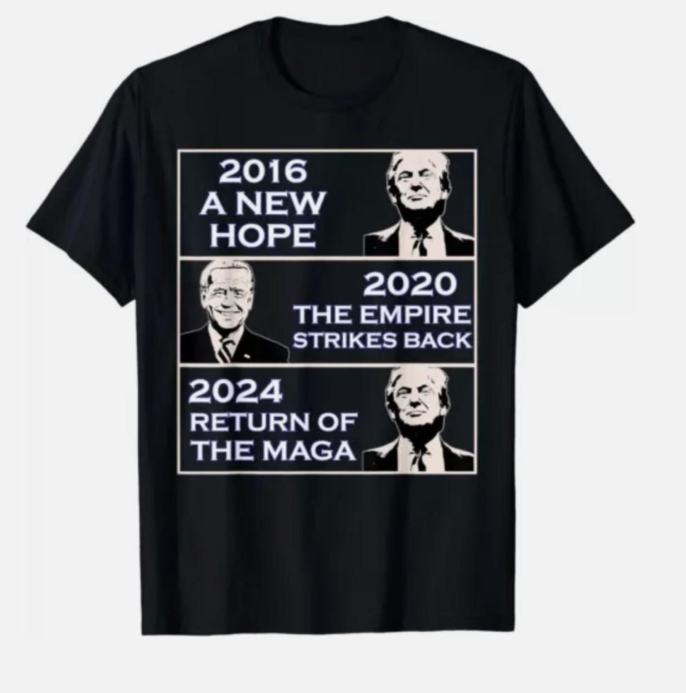 2024 Return Of The Maga, Pro Trump 2024 Anti-Biden T-Shirt Unisex T-Shirt M
