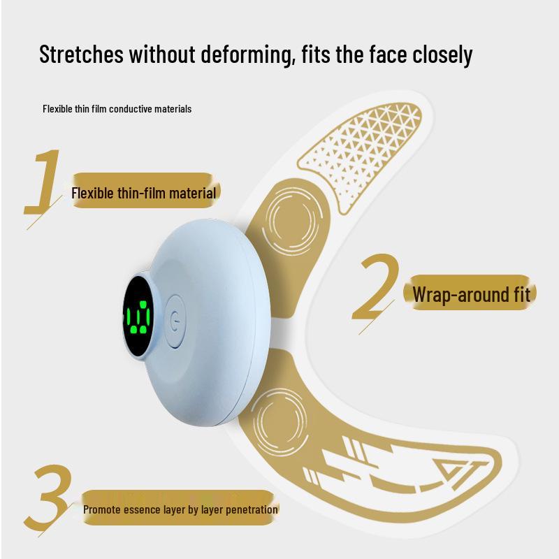 EMS Microcurrent Beauty Eye Massager: Fade Dark Circles & Wrinkles, Small Mask King